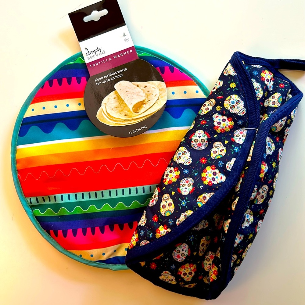 NEW 11 inch quilted tortilla warmers